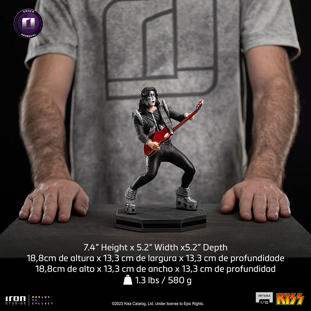 Ace Frehley "The Spaceman" KISS Art Scale 1/10 Iron Studios - Image 10