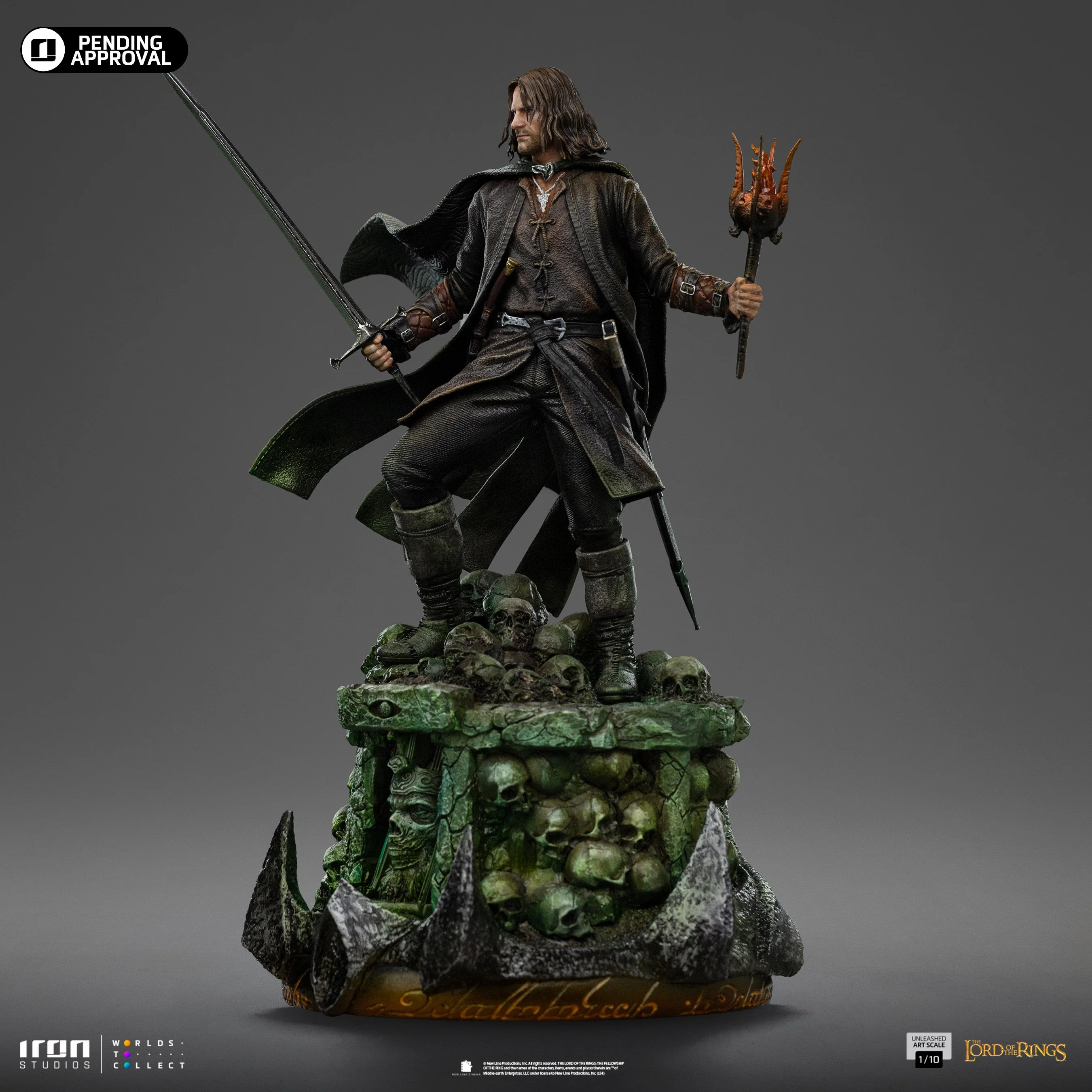 Aragorn Unleashed - The Lord of the Rings - Art Scale 1/10 - Iron Studios - Image 10