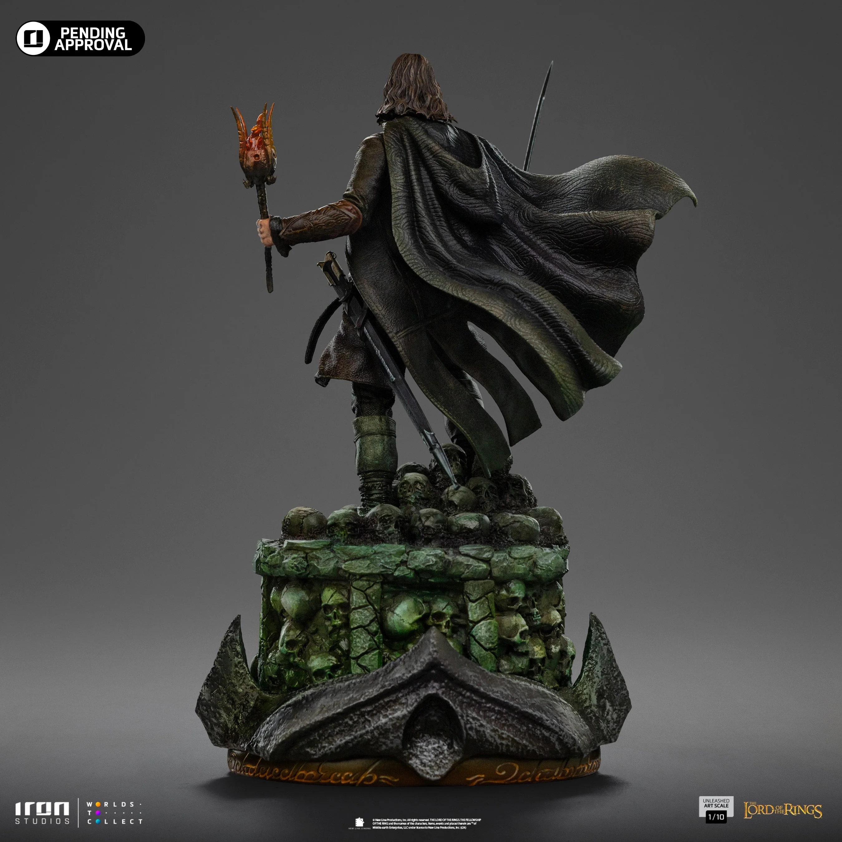 Aragorn Unleashed - The Lord of the Rings - Art Scale 1/10 - Iron Studios - Image 12