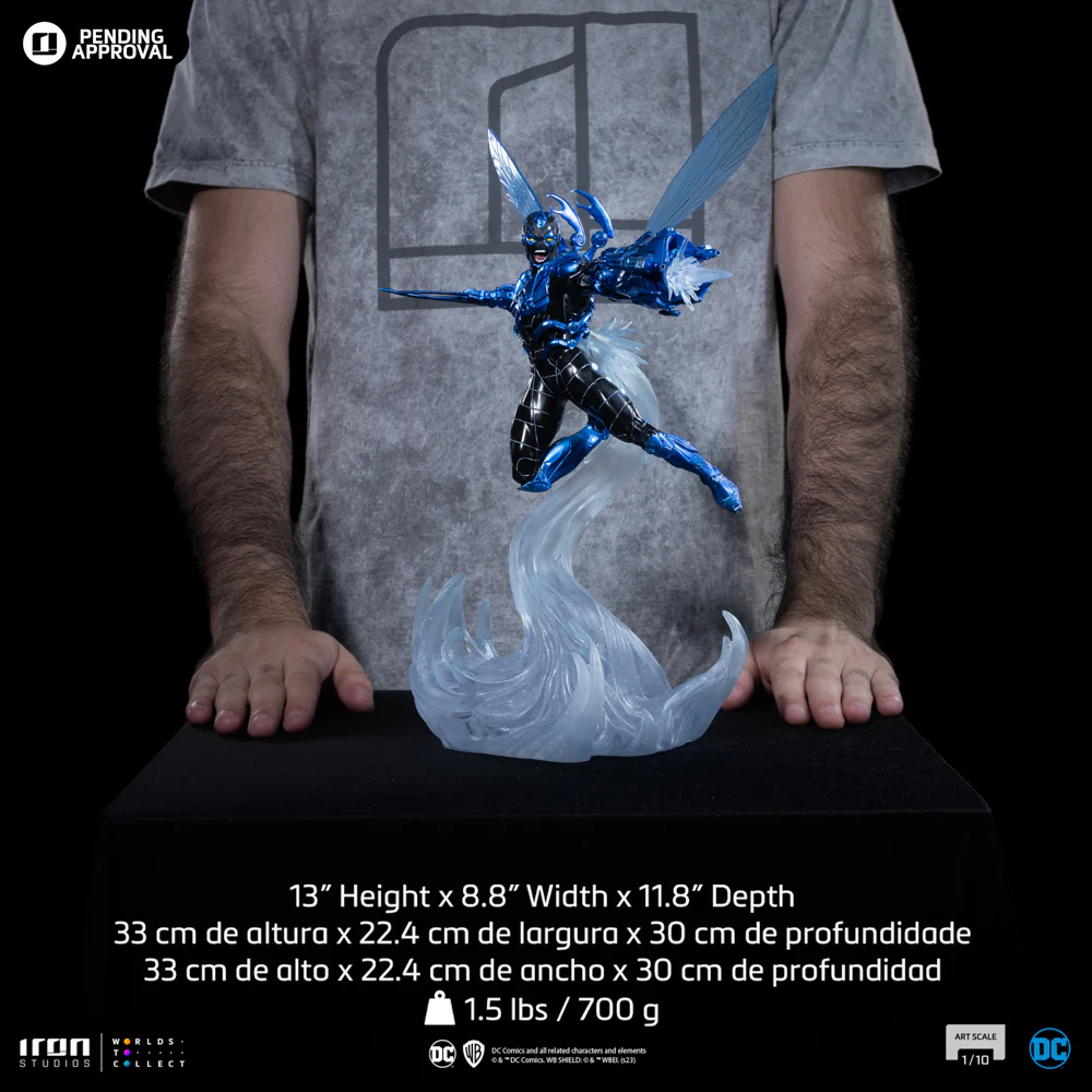 Statue Blue Beetle  DC Comics Series #8  Art Scale 1/10  Iron Studios - Image 13