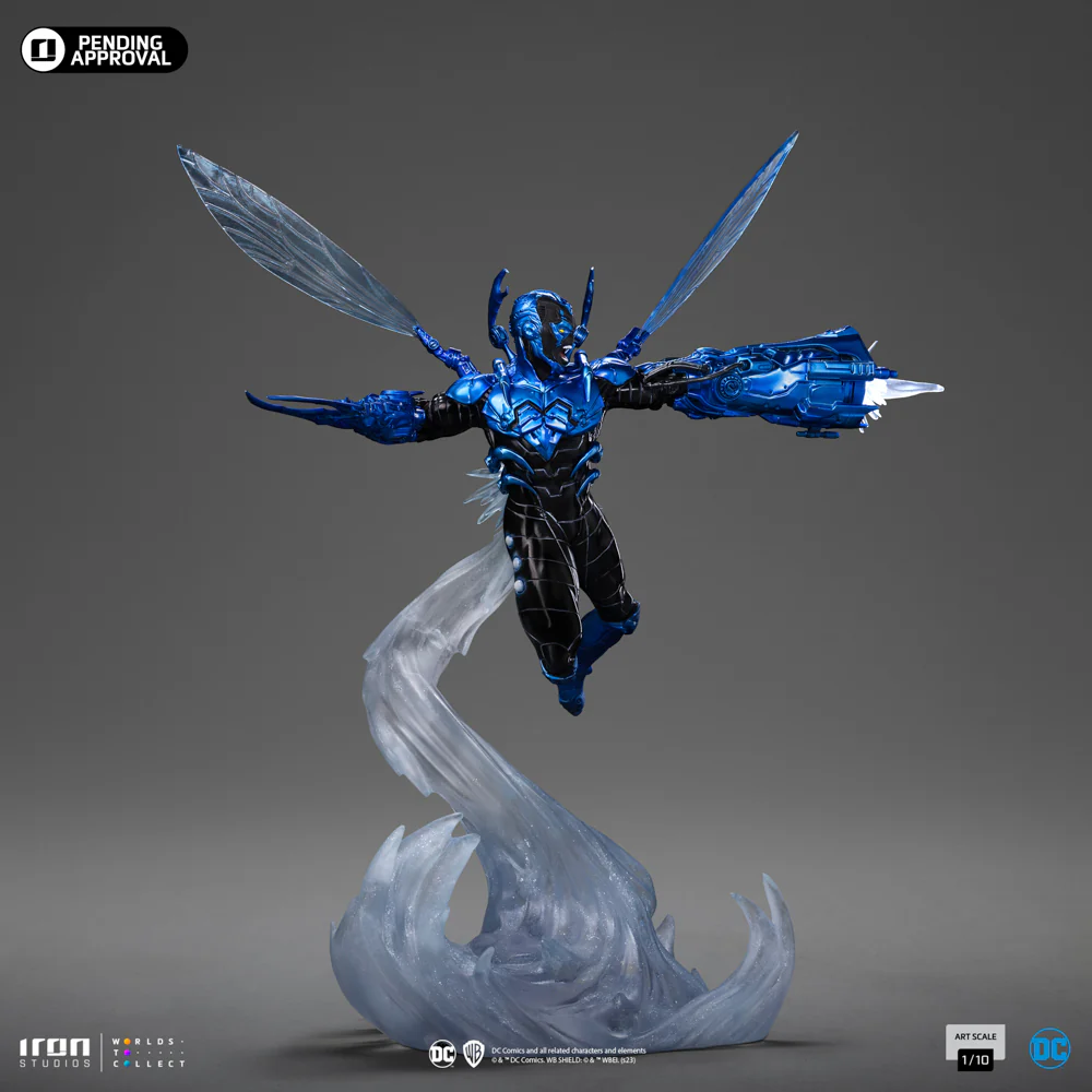 Statue Blue Beetle  DC Comics Series #8  Art Scale 1/10  Iron Studios - Image 6