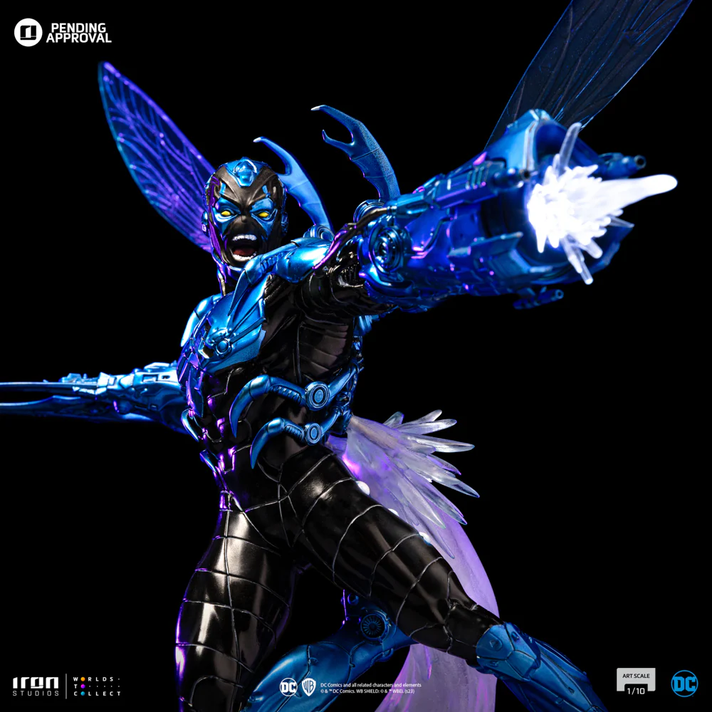 Statue Blue Beetle  DC Comics Series #8  Art Scale 1/10  Iron Studios - Image 7