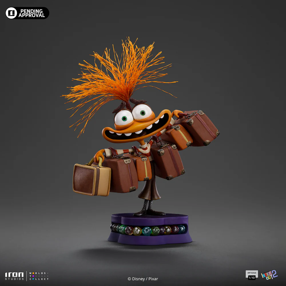 Digital Pre-Order - Statue Anxiety - Inside Out 2 - Art Scale 1/10 - Iron Studios - Image 3