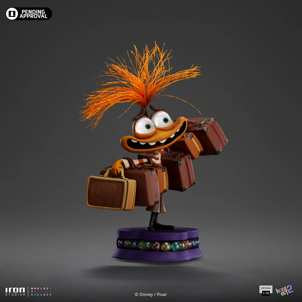Digital Pre-Order - Statue Anxiety - Inside Out 2 - Art Scale 1/10 - Iron Studios - Image 5