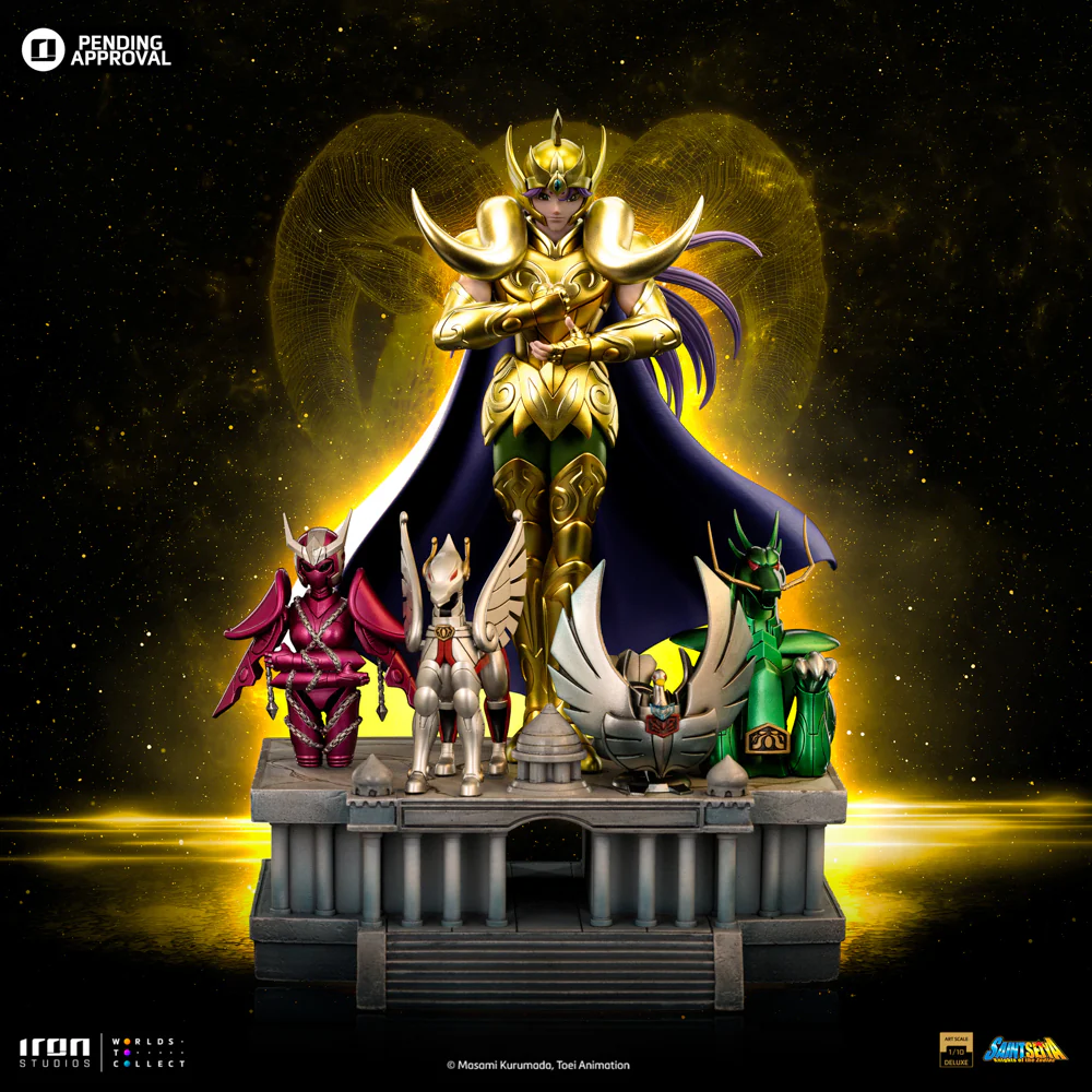 Digital Pre-Order - Statue Aries Mu - Saint Seiya - Deluxe Art Scale 1/10 - Iron Studios - Image 2