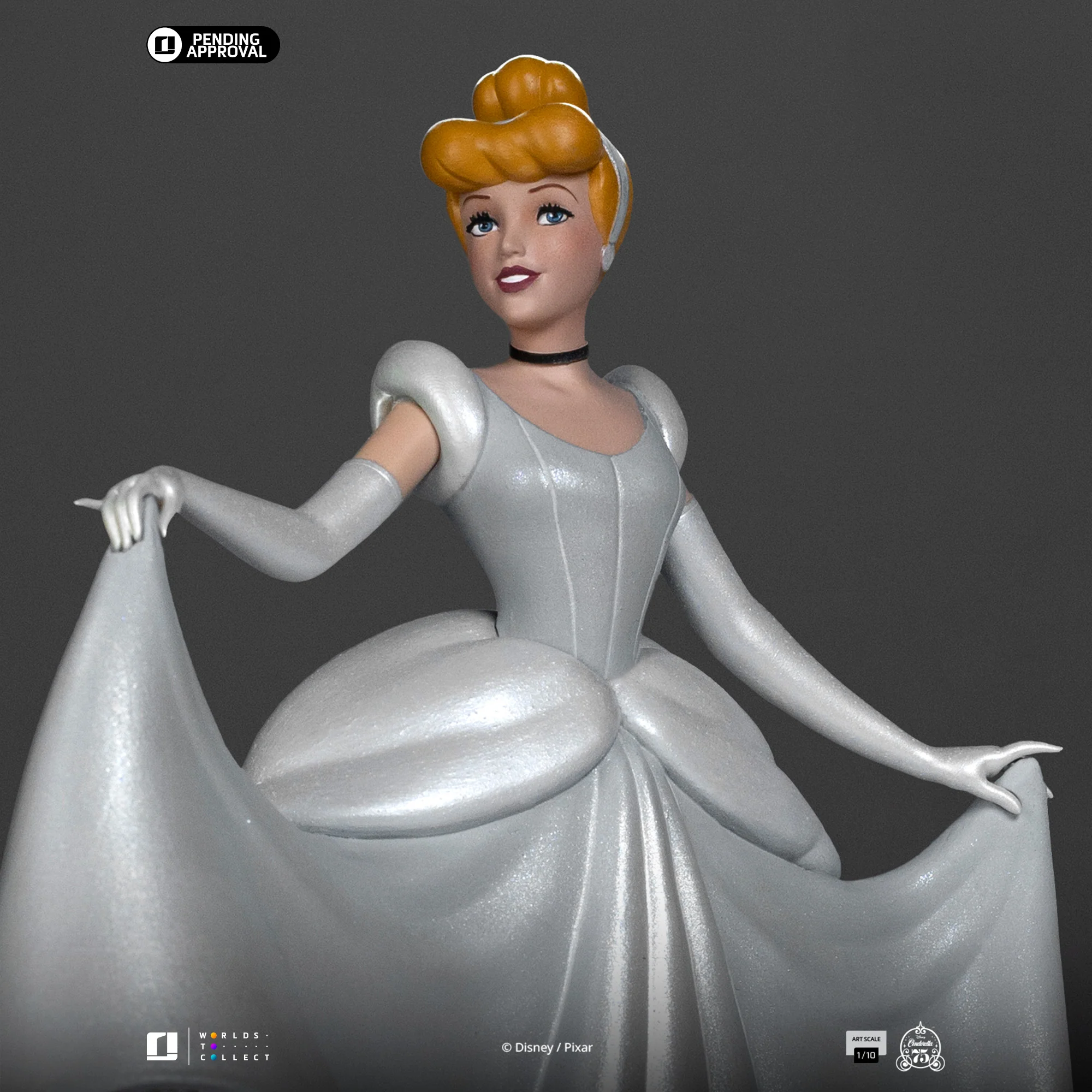 Digital Pre-Order - Statue Cinderella (75th Year Anniversary Version) - Disney Classics - Art Scale 1/10 - Iron Studios - Image 7