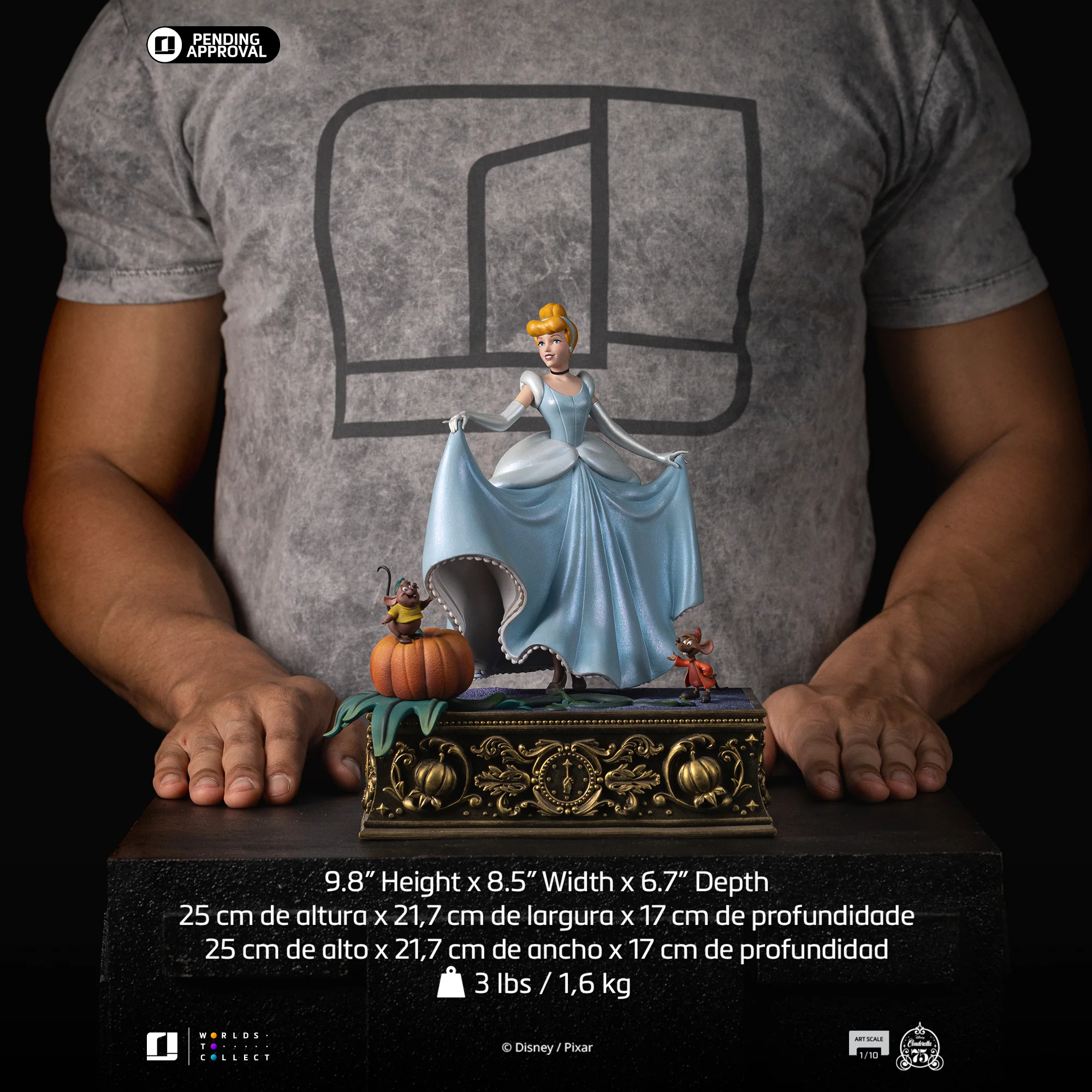 Digital Pre-Order - Statue Cinderella - Disney Classics - Art Scale 1/10 - Iron Studios - Image 14