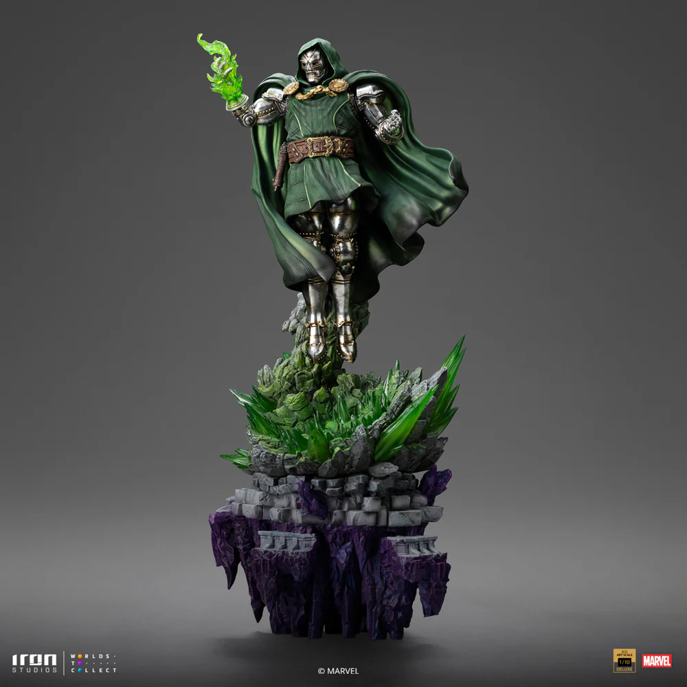 Digital Pre-Order - Statue Doctor Doom Deluxe - Infinity Gauntlet Diorama - Art Scale 1/10 - Iron Studios - Image 4