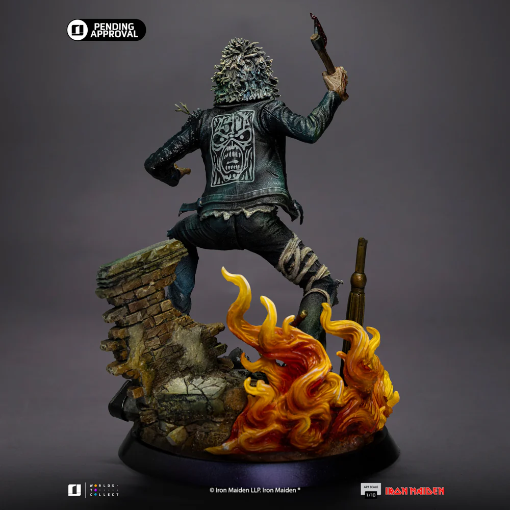 Digital Pre-Order - Statue Eddie (50th Year Anniversary) - Iron Maiden - Art Scale 1/10 - Iron Studios - Image 8