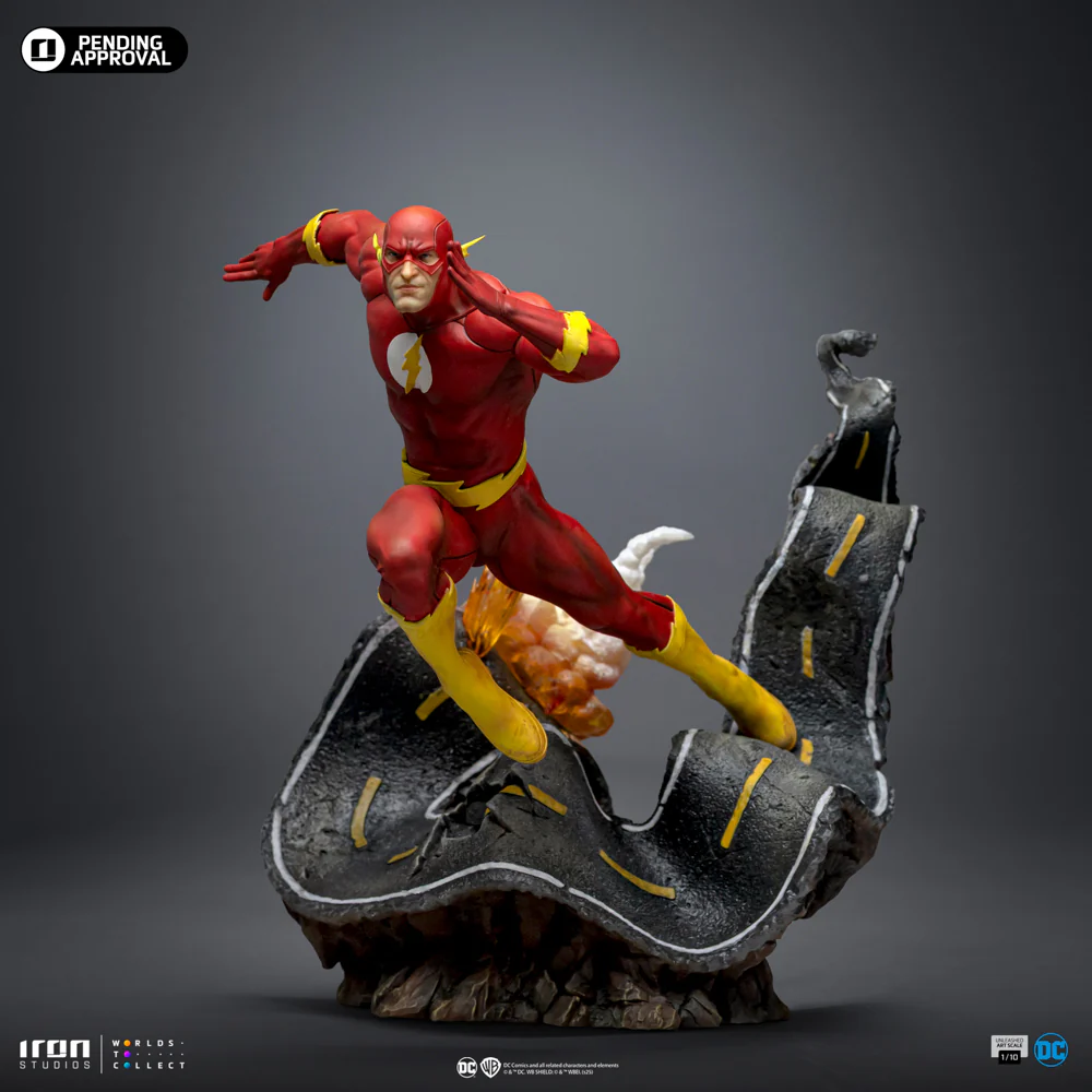Digital Pre-Order - Statue Flash - DC Comics Series #9 - Art Scale 1/10 - Iron Studios - Image 4
