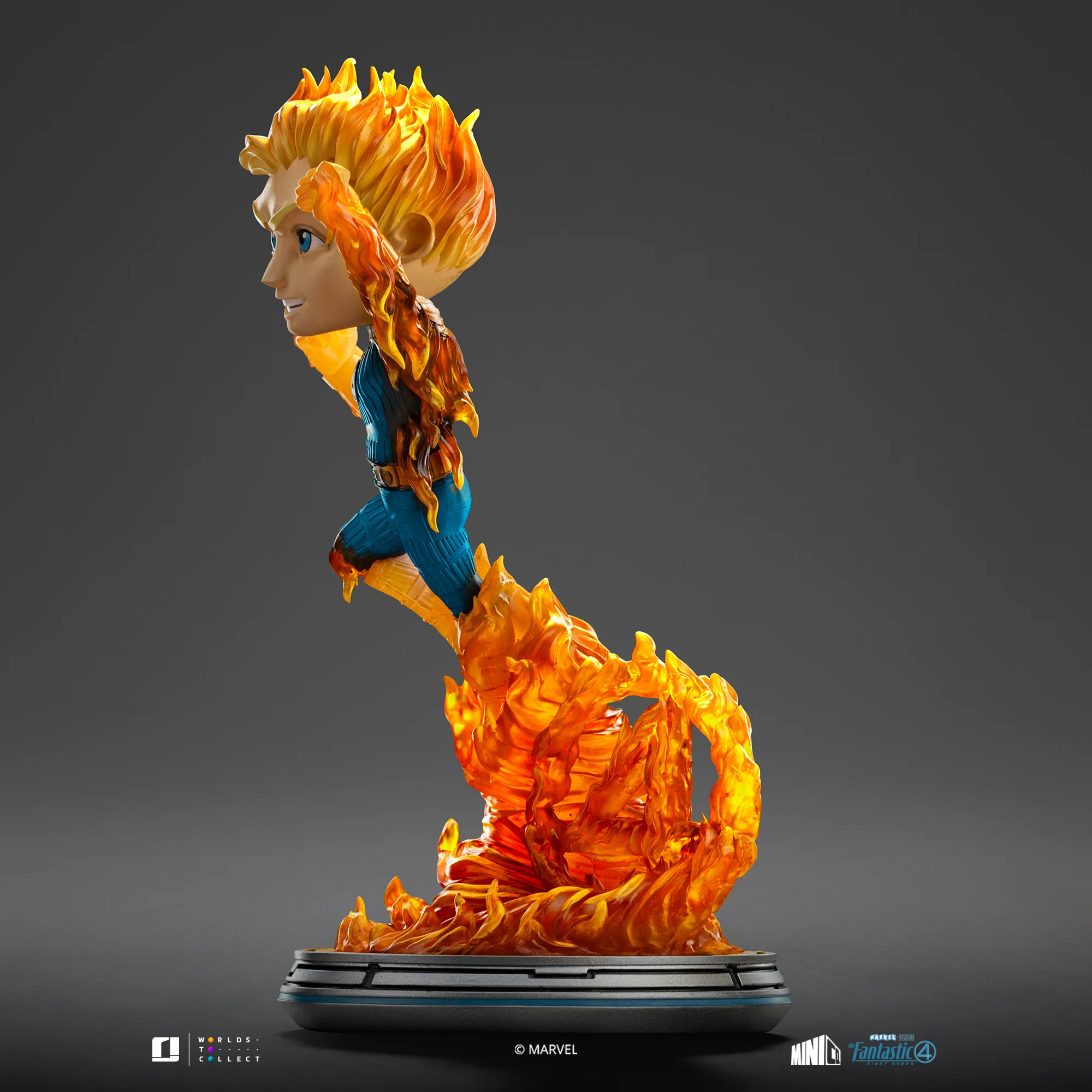 Human Torch (Blue Suit version) The Fantastic Four: First Steps Minico Iron Studios - Image 3