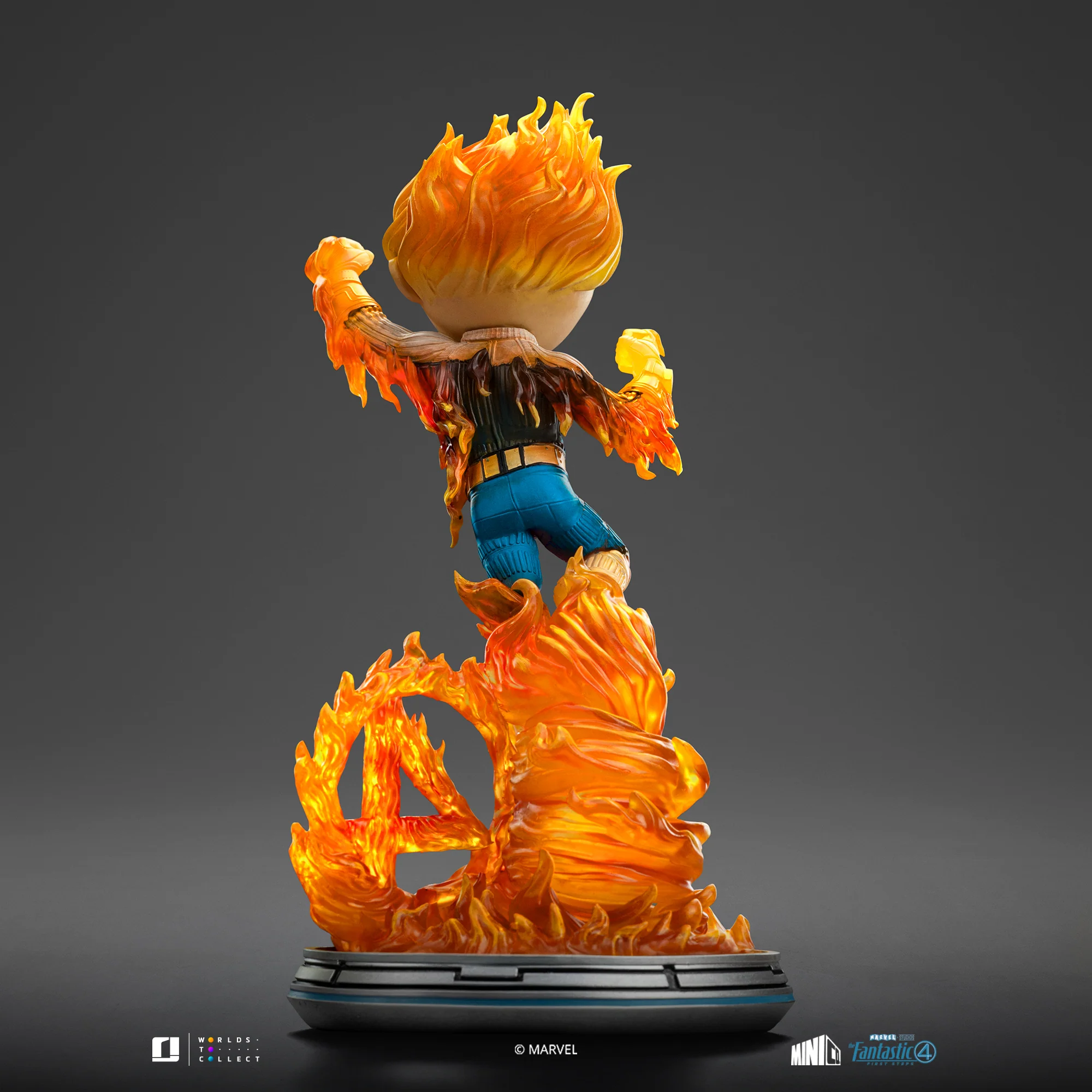 Human Torch (Blue Suit version) The Fantastic Four: First Steps Minico Iron Studios - Image 5