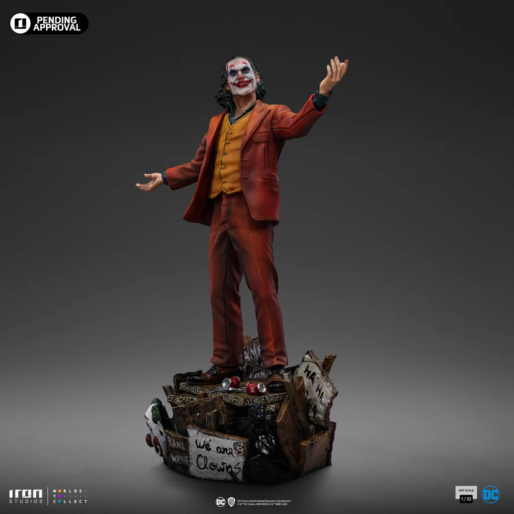 Digital Pre-Order - Statue Joker (Arthur Fleck) - Joker - Deluxe Art Scale 1/10 - Iron Studios - Image 4