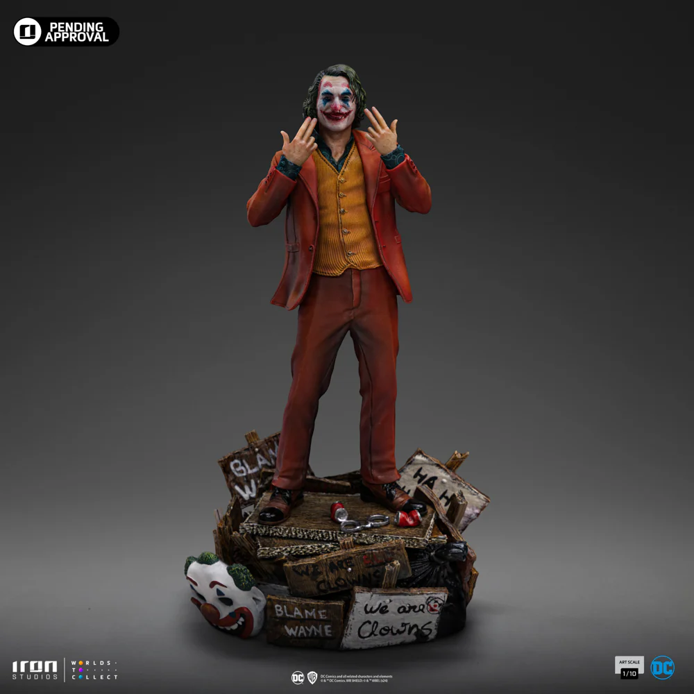 Digital Pre-Order - Statue Joker (Arthur Fleck) - Joker - Deluxe Art Scale 1/10 - Iron Studios - Image 7