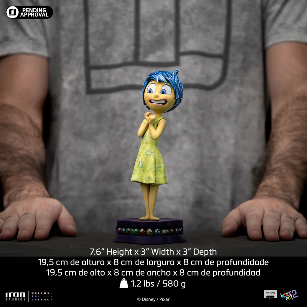 Digital Pre-Order - Statue Joy - Inside Out 2 - Art Scale 1/10 - Iron Studios - Image 13