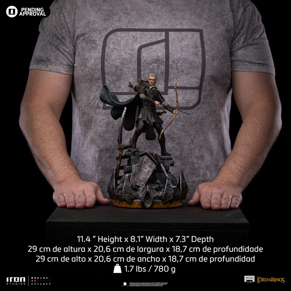 Digital Pre-Order - Statue Legolas Unleashed - the Lord of the Rings - Art Scale 1/10 - Iron Studios - Image 12