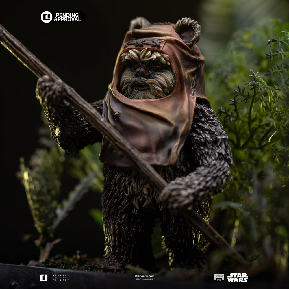 Digital Pre-Order - Statue Leia and Wicket - Star Wars Episode VI - Art Scale 1/10 - Iron Studios - Image 12
