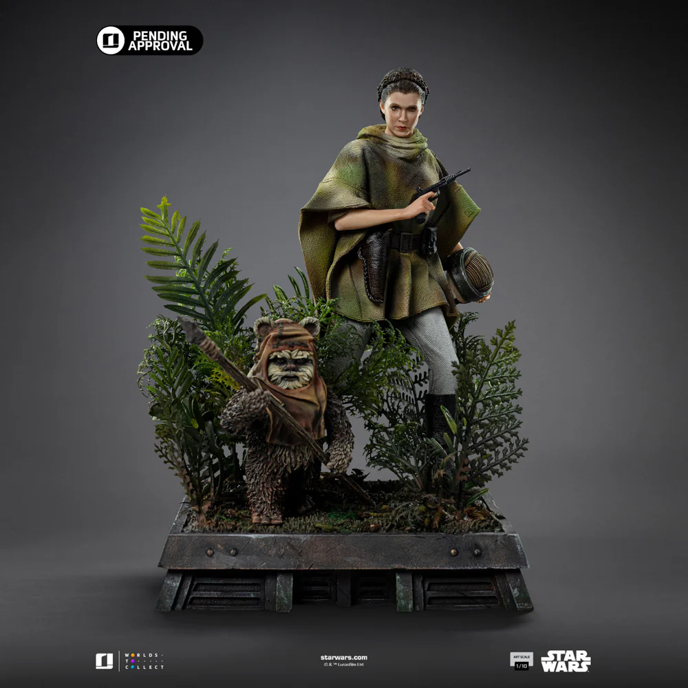 Digital Pre-Order - Statue Leia and Wicket - Star Wars Episode VI - Art Scale 1/10 - Iron Studios - Image 4