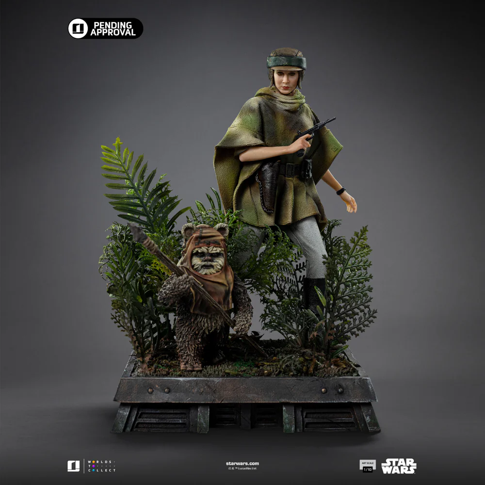 Digital Pre-Order - Statue Leia and Wicket - Star Wars Episode VI - Art Scale 1/10 - Iron Studios - Image 5