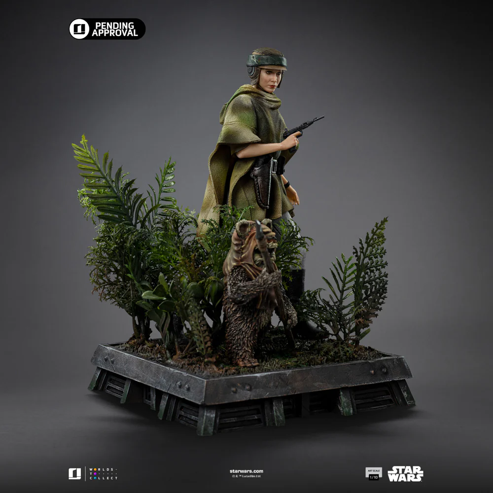 Digital Pre-Order - Statue Leia and Wicket - Star Wars Episode VI - Art Scale 1/10 - Iron Studios - Image 6