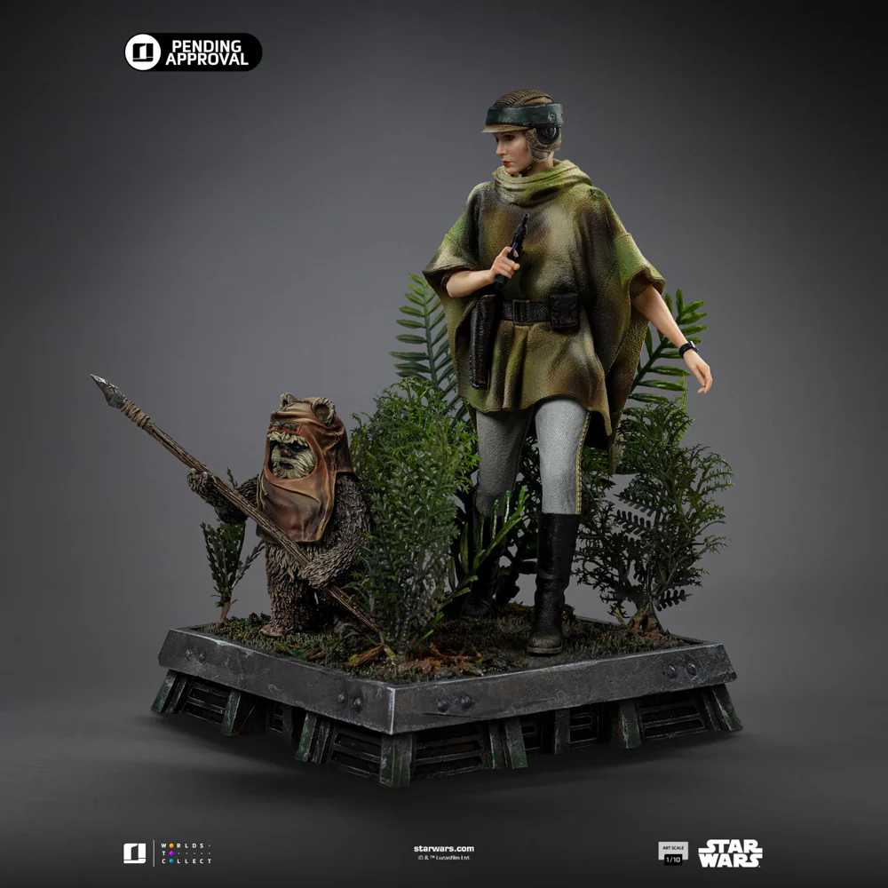 Digital Pre-Order - Statue Leia and Wicket - Star Wars Episode VI - Art Scale 1/10 - Iron Studios - Image 8