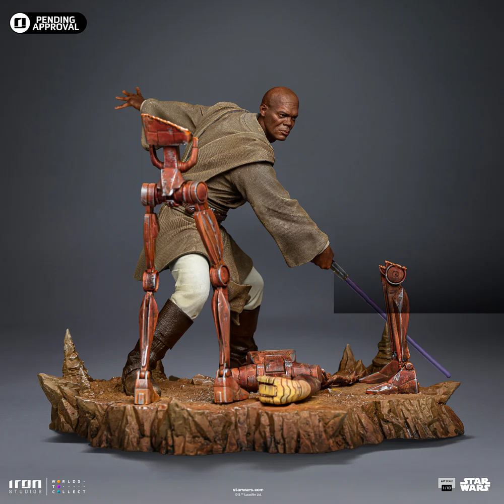 Digital Pre-Order - Statue Mace Windu 1/10 - Star Wars - Art Scale 1/10 - Iron Studios - Image 5