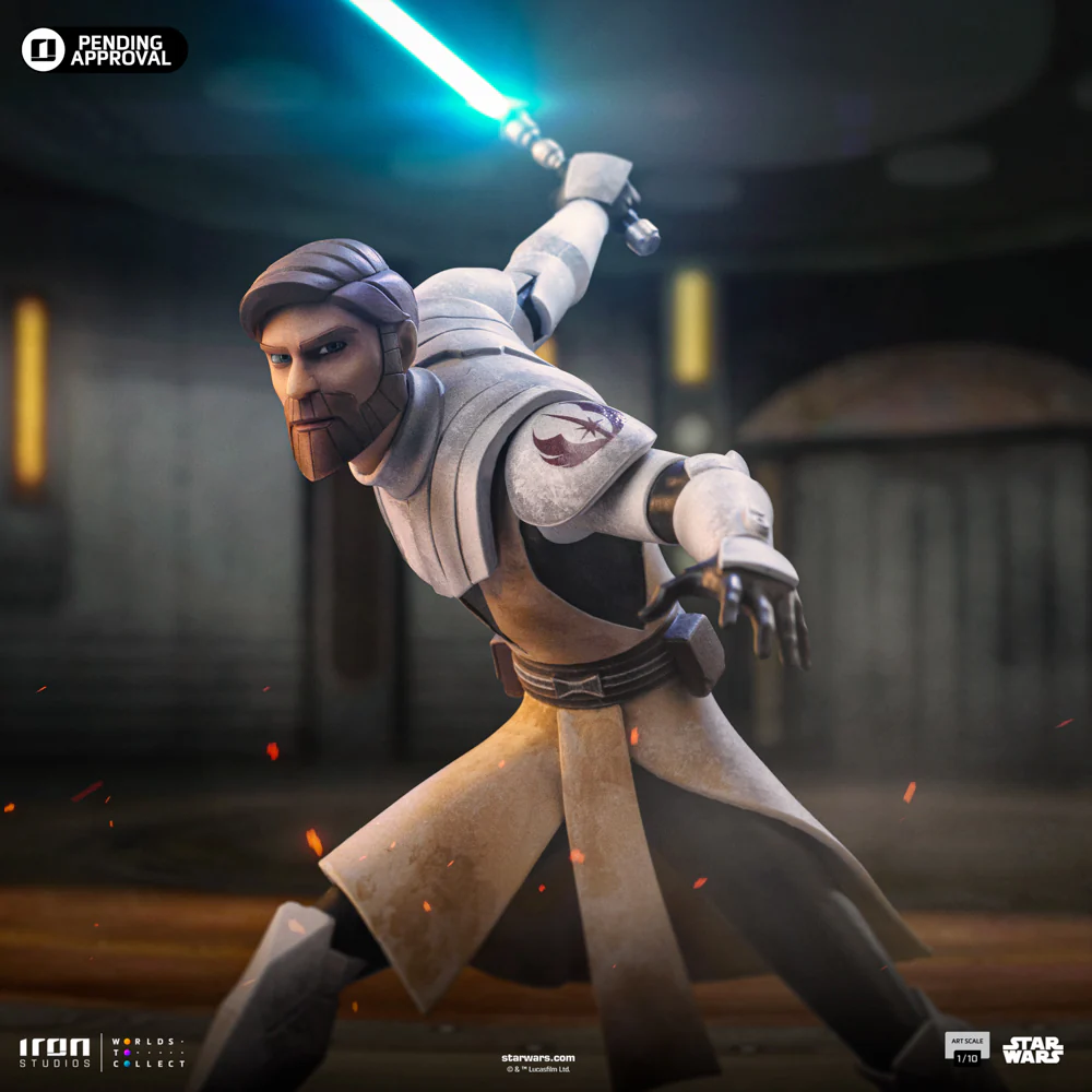 Digital Pre-Order - Statue Obi-Wan Kenobi - Star Wars: Clone Wars - Art Scale 1/10 - Iron Studios