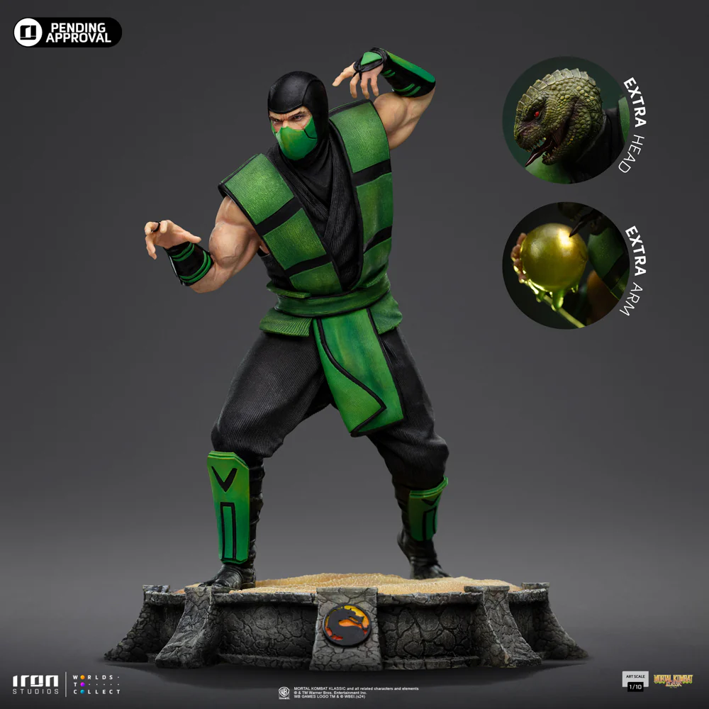 Digital Pre-Order - Statue Reptile - Mortal Kombat - Art Scale 1/10 - Iron Studios - Image 4
