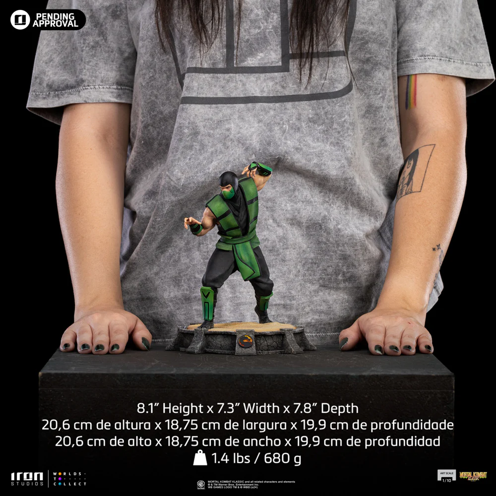 Digital Pre-Order - Statue Reptile - Mortal Kombat - Art Scale 1/10 - Iron Studios - Image 7