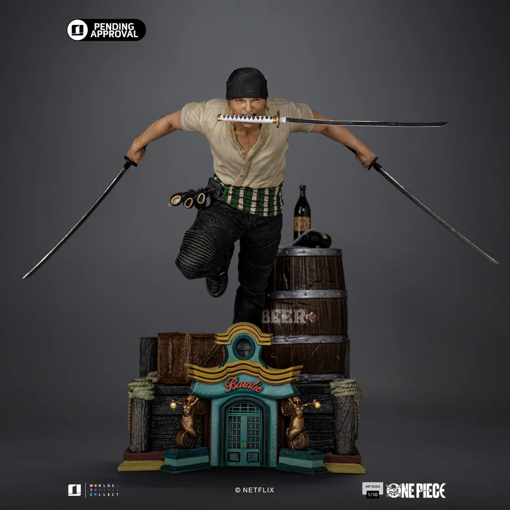 Digital Pre-Order - Statue Roronoa Zoro - One Piece - Art Scale 1/10 - Iron Studios - Image 3