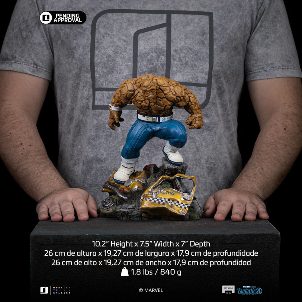 The Thing (Exclusive Version) Fantastic Four: The First Steps Art Scale 1/10 Iron Studios - Image 13