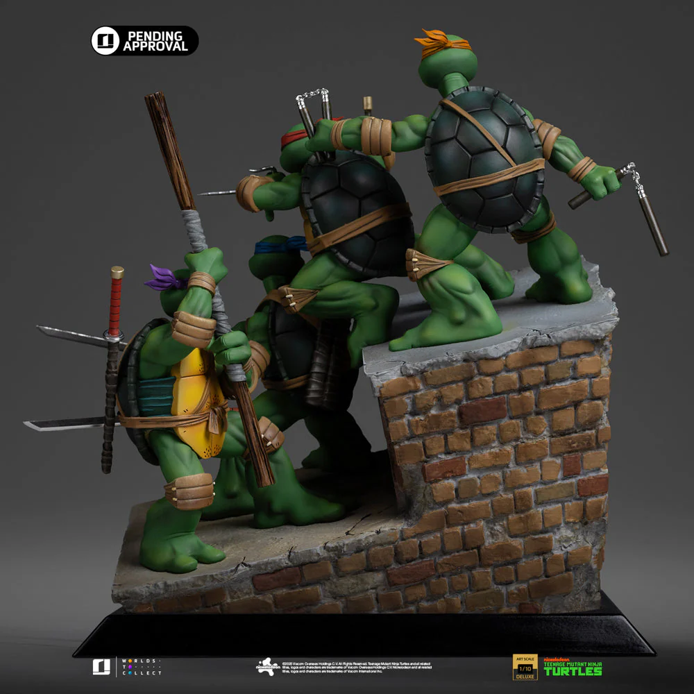 Digital Pre-Order - Statue TMNT 1st Cover Set (Signed Version) - Teenage Mutant Ninja Turtles - Art Scale 1/10 - Iron Studios - Image 10