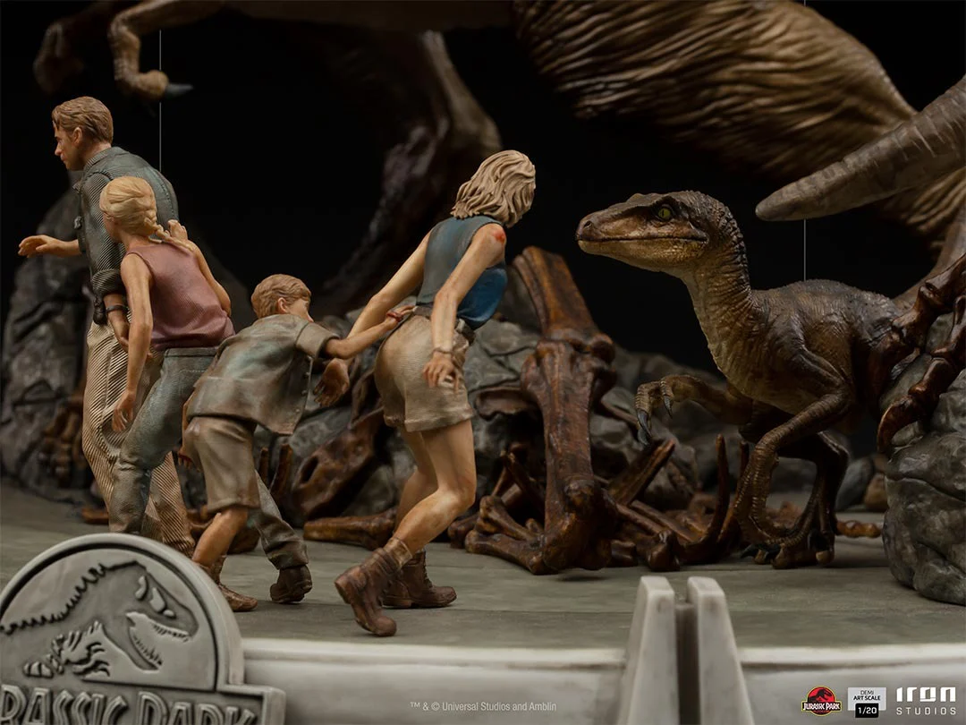 The Final Scene - Jurassic Park - Demi Scale 1/20 - Iron Studios - Image 4