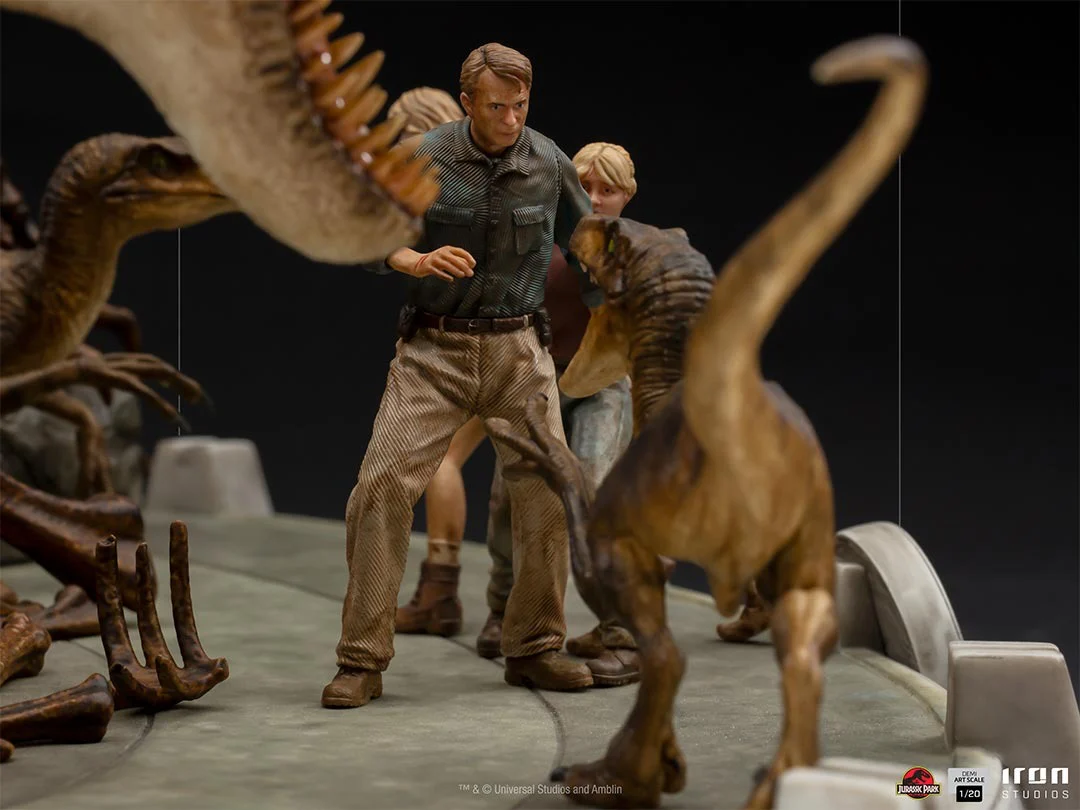 The Final Scene - Jurassic Park - Demi Scale 1/20 - Iron Studios - Image 6