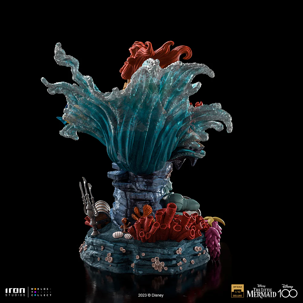 Statue Little Mermaid Deluxe  Disney 100th  Little Mermaid  Art Scale 1/10  Iron Studios - Image 6
