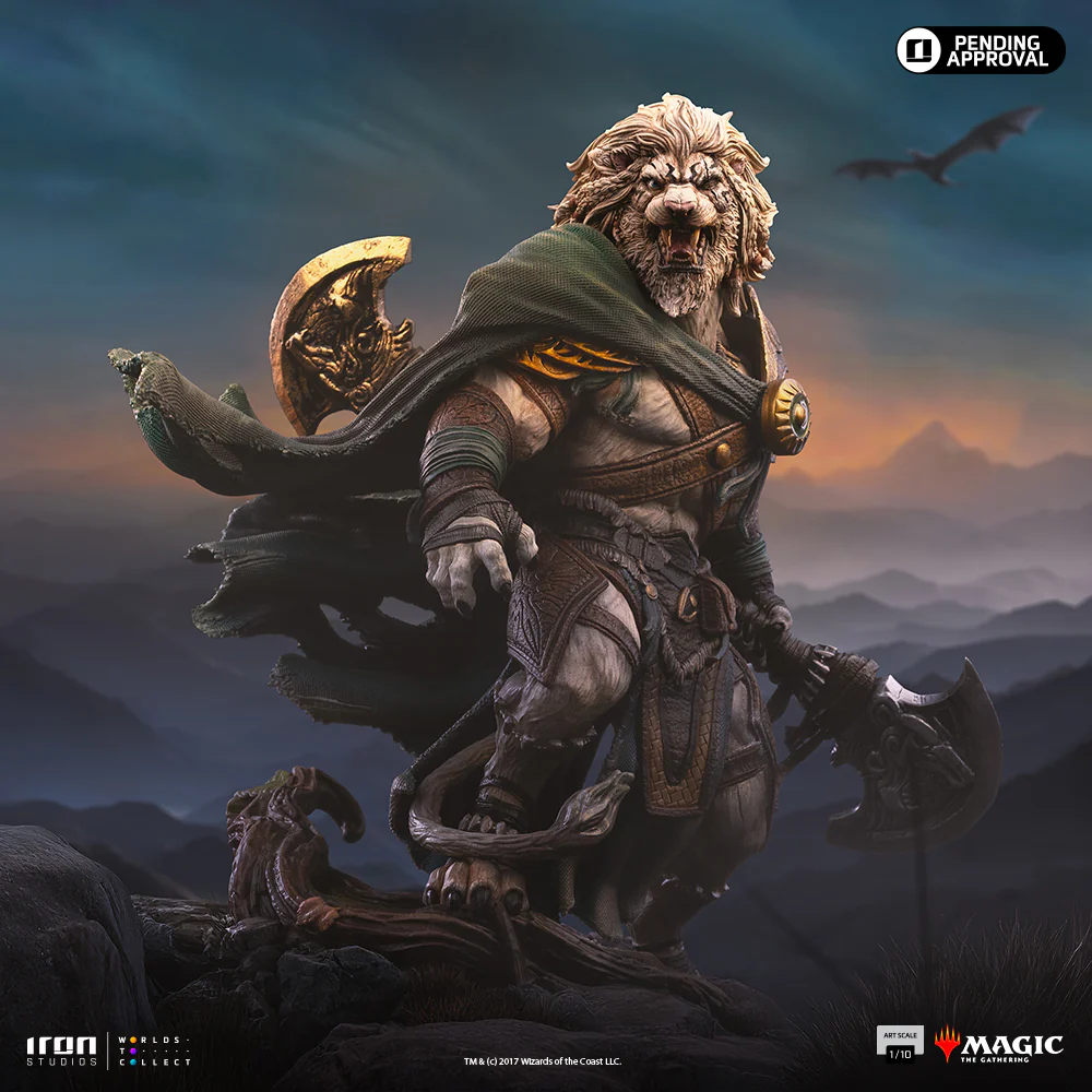 Pre-Order - Statue Ajani Goldmane - Magic: The Gathering - Art Scale 1/10 - Iron Studios - Image 14