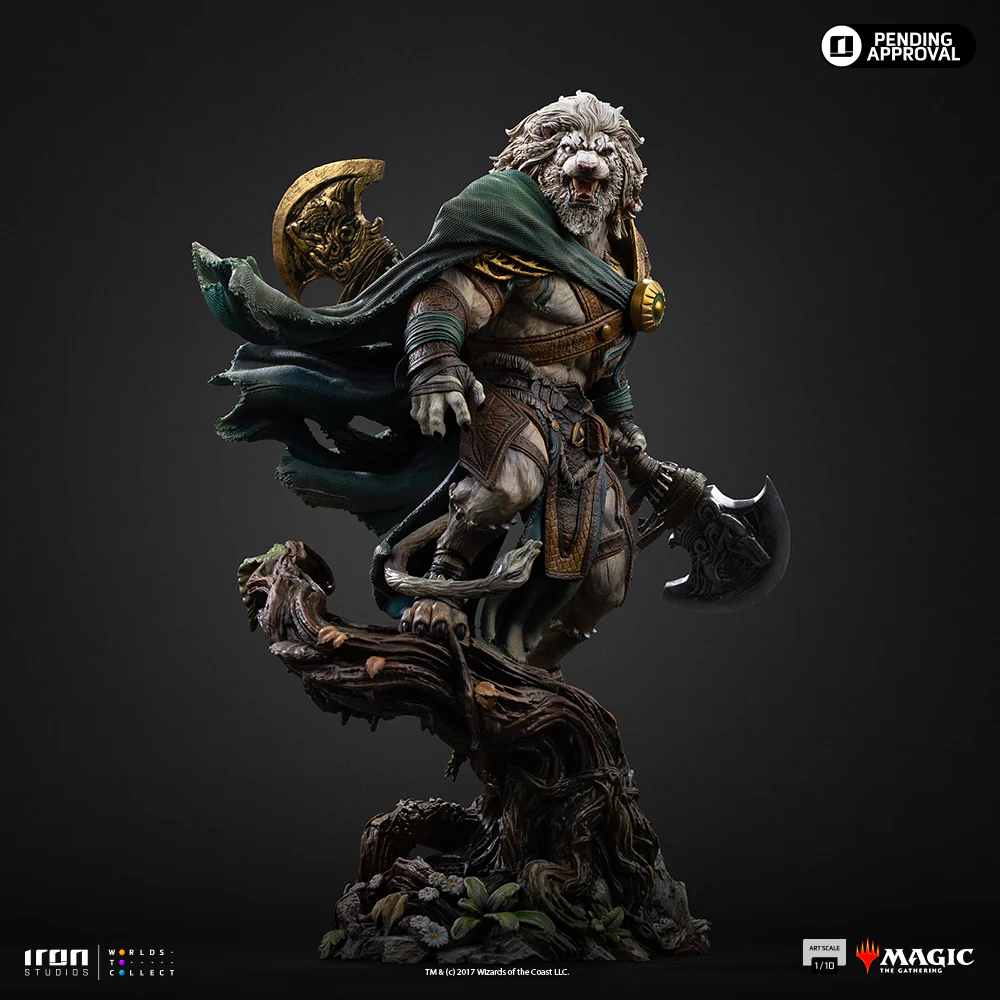 Pre-Order - Statue Ajani Goldmane - Magic: The Gathering - Art Scale 1/10 - Iron Studios - Image 3