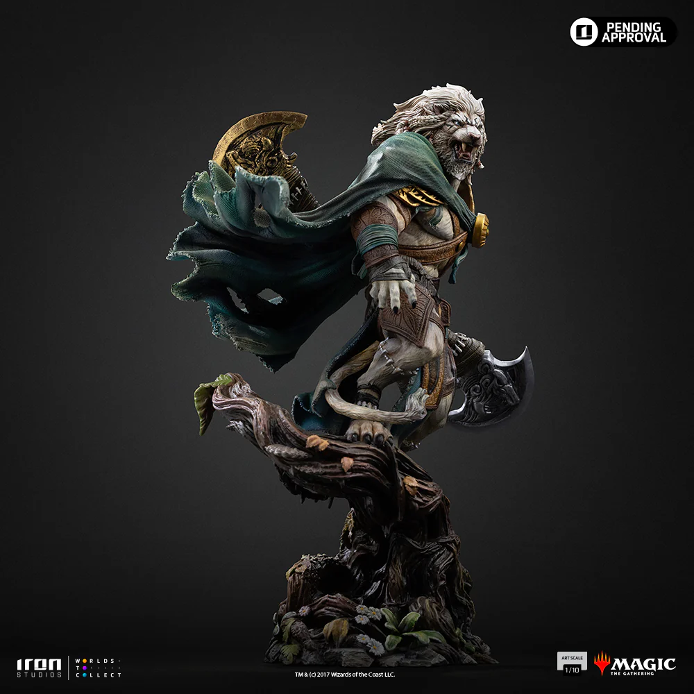 Pre-Order - Statue Ajani Goldmane - Magic: The Gathering - Art Scale 1/10 - Iron Studios - Image 5