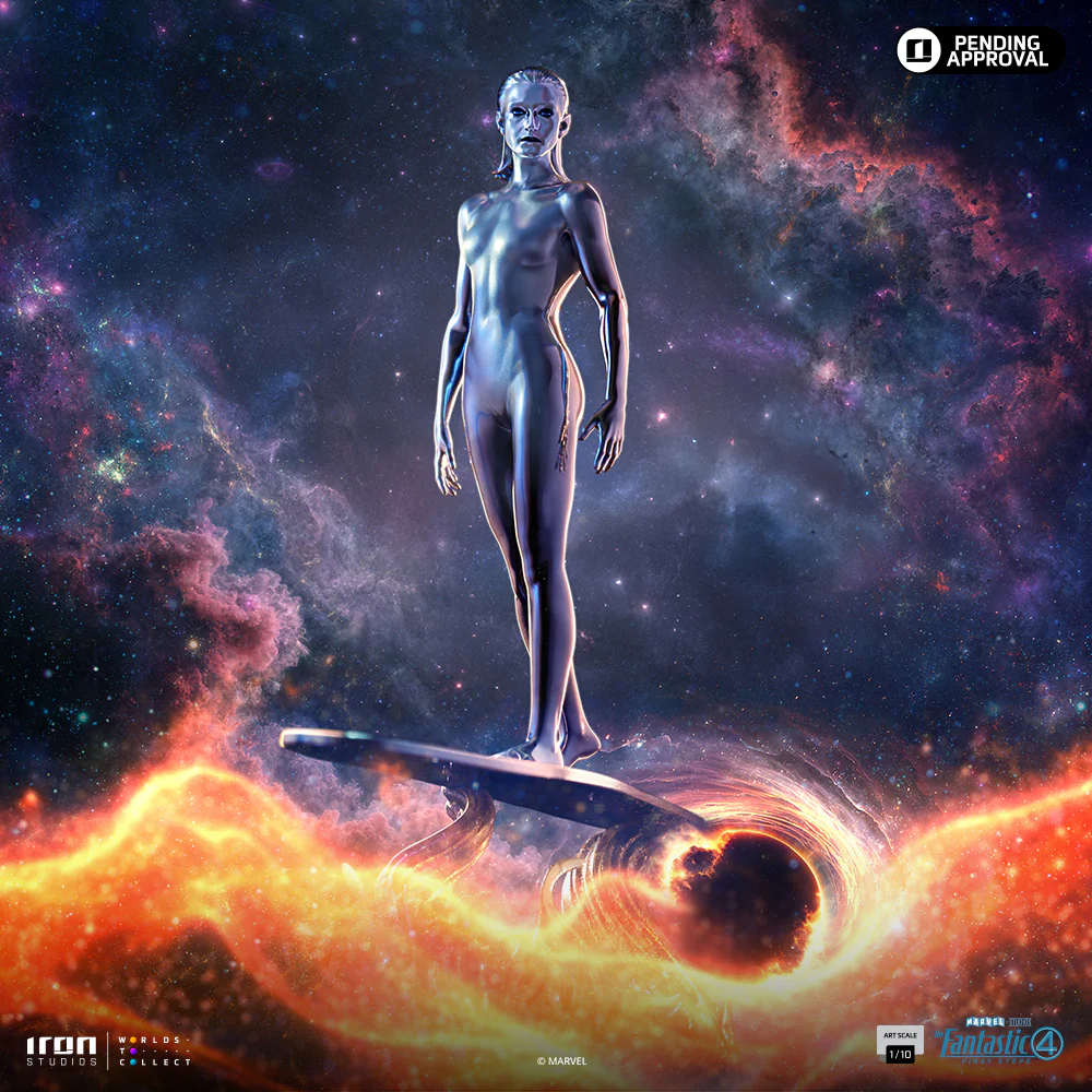 Pre-Order - Statue Silver Surfer - Fantastic Four - Art Scale 1/10 - Iron Studios - Image 2