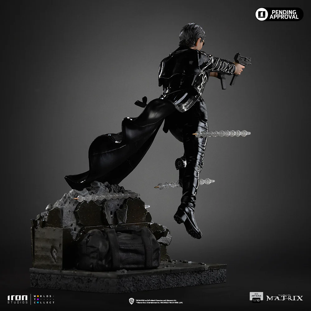 Pre-Order - Statue Trinity - Matrix - Art Scale 1/10 - Iron Studios - Image 4