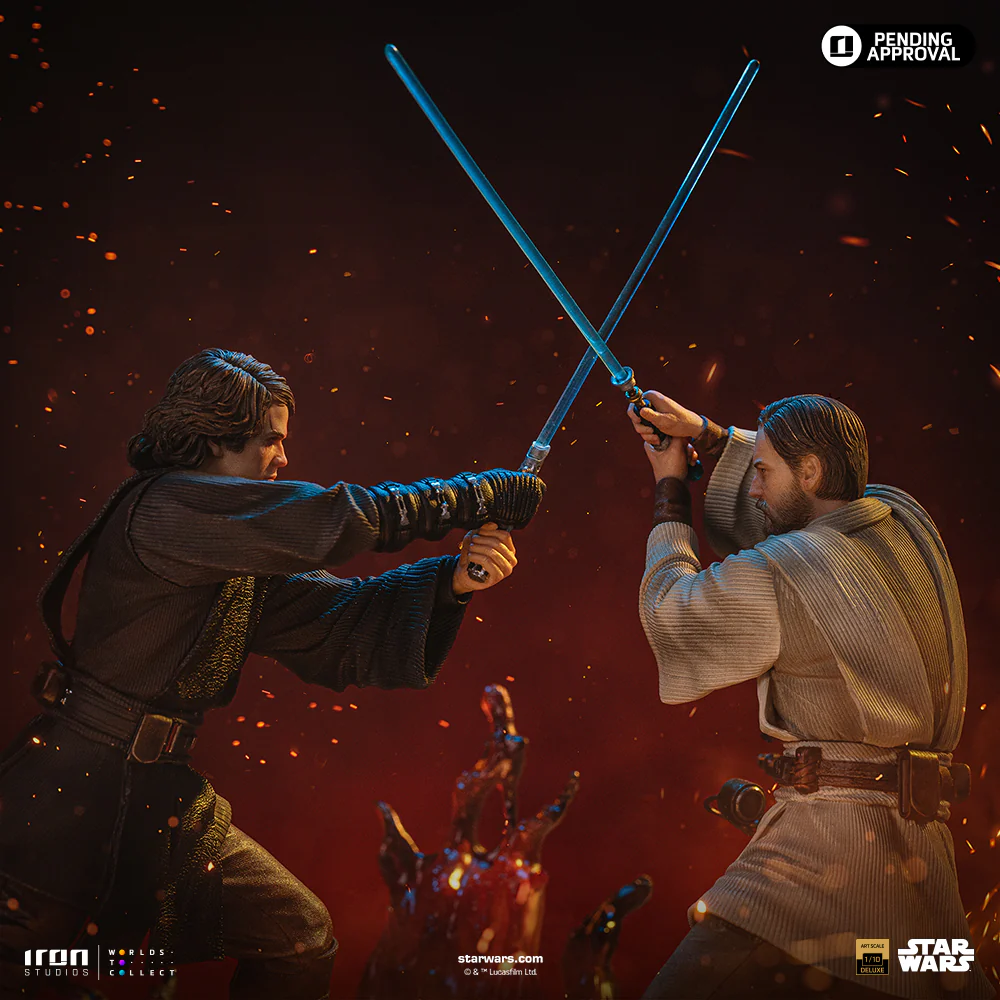 Pre-Order - Statue Anakin vs Obi-Wan (Revenge of the Sith 20th Years Anniversary) – Star Wars – Art Scale 1/10 – Iron Studios - Image 10