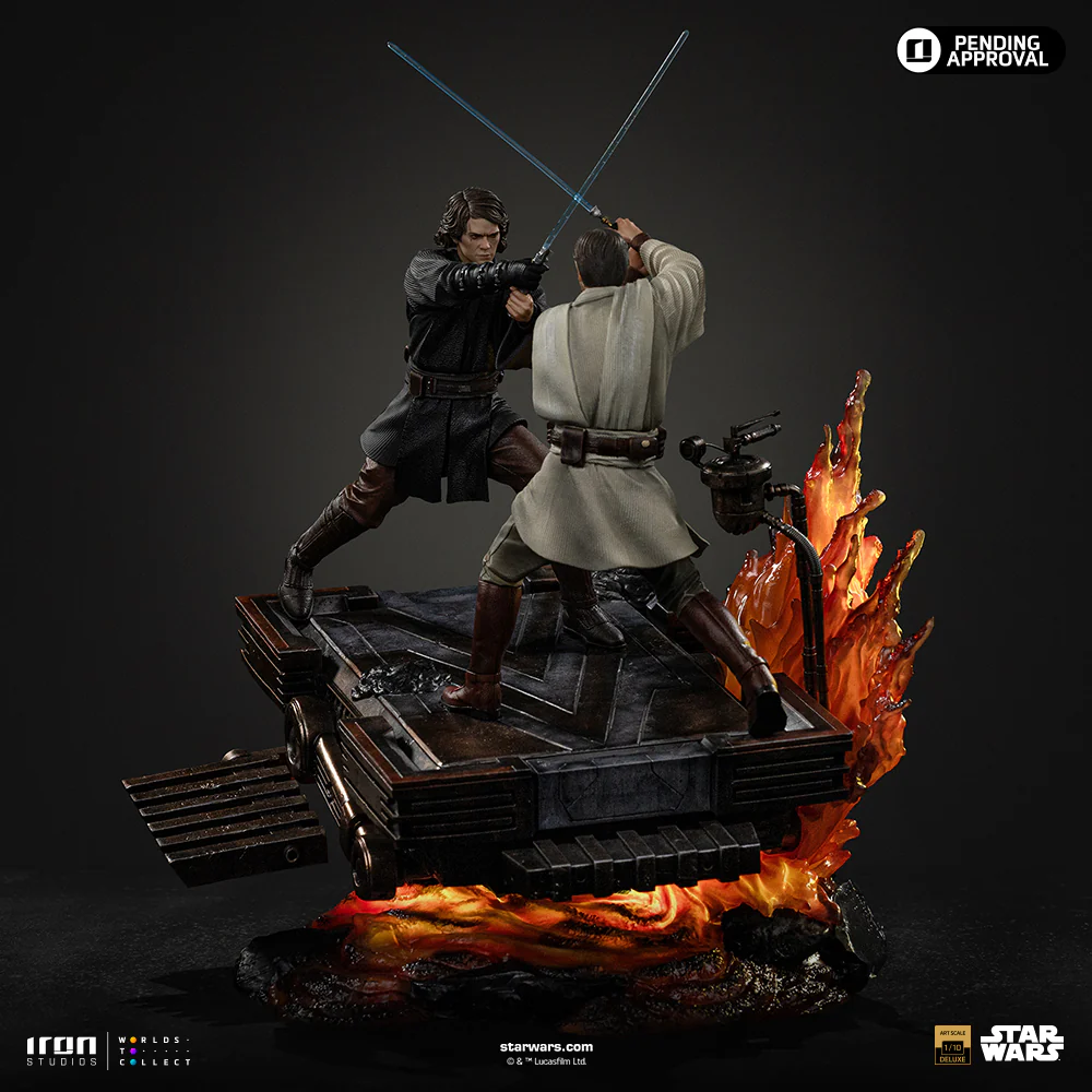 Pre-Order - Statue Anakin vs Obi-Wan (Revenge of the Sith 20th Years Anniversary) – Star Wars – Art Scale 1/10 – Iron Studios - Image 3