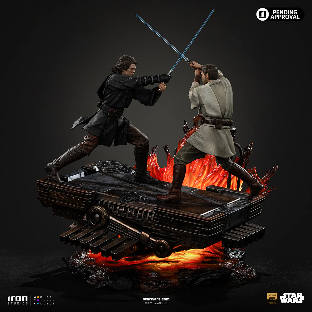 Pre-Order - Statue Anakin vs Obi-Wan (Revenge of the Sith 20th Years Anniversary) – Star Wars – Art Scale 1/10 – Iron Studios - Image 4