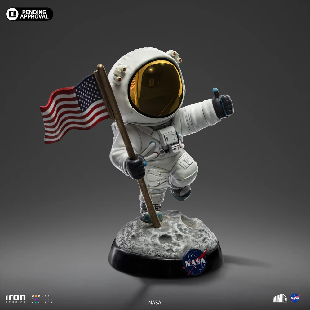 Statue Apollo 11 Astronaut NASA Minico Iron Studios - Image 3