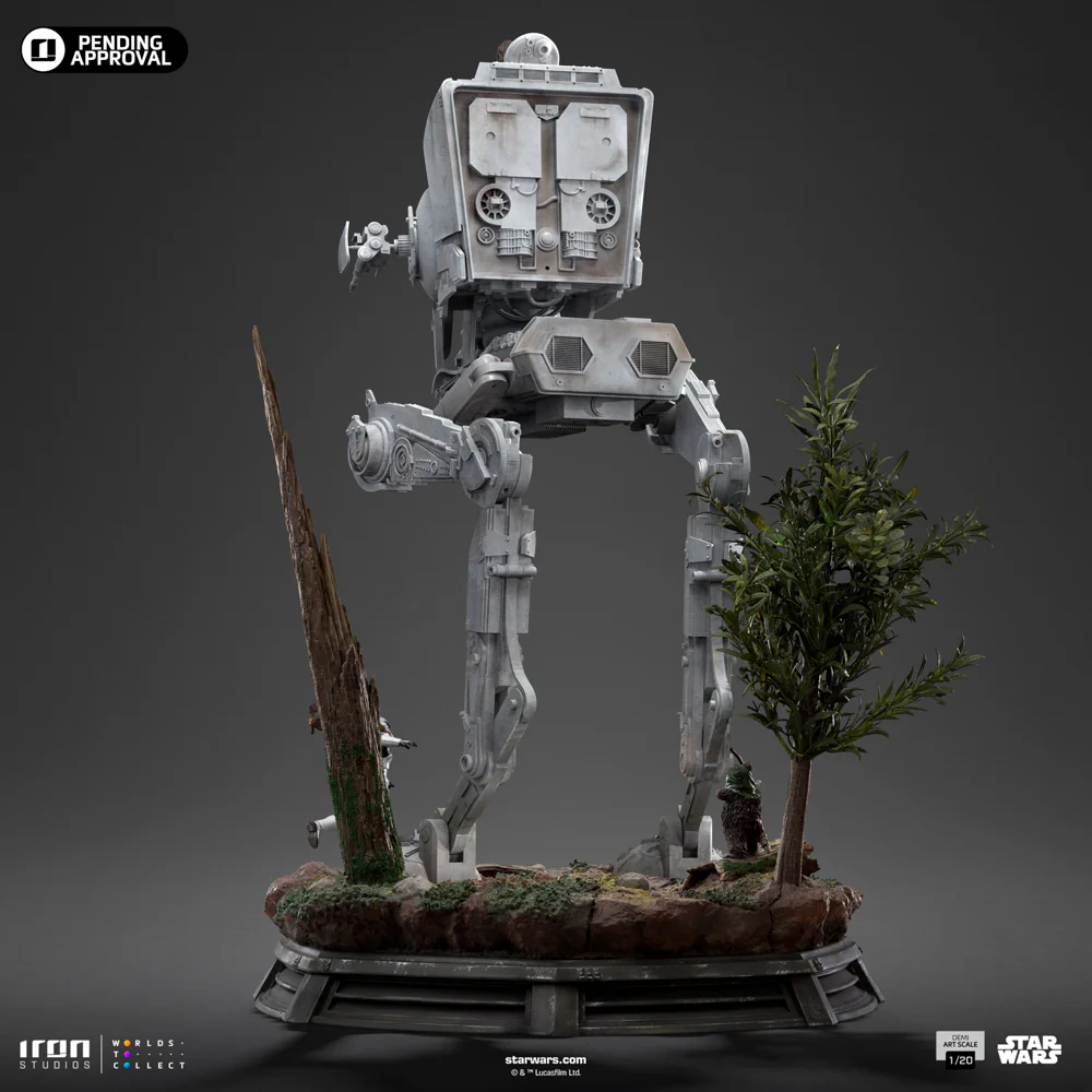 Statue AT-ST and Chewbacca - Star Wars - Demi Art Scale 1/20 - Iron Studios - Image 5