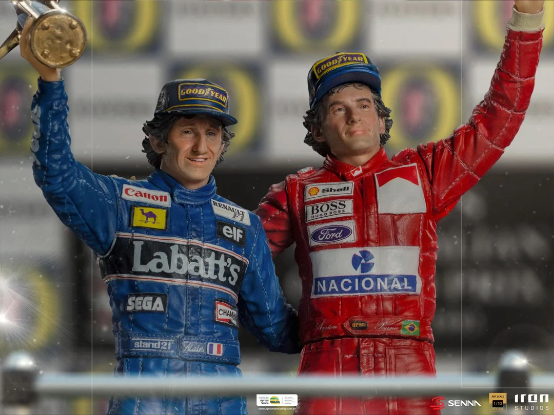 Ayrton Senna and Alain Prost - The Last Podium - Art Scale 1/10 - Iron Studios - Image 4