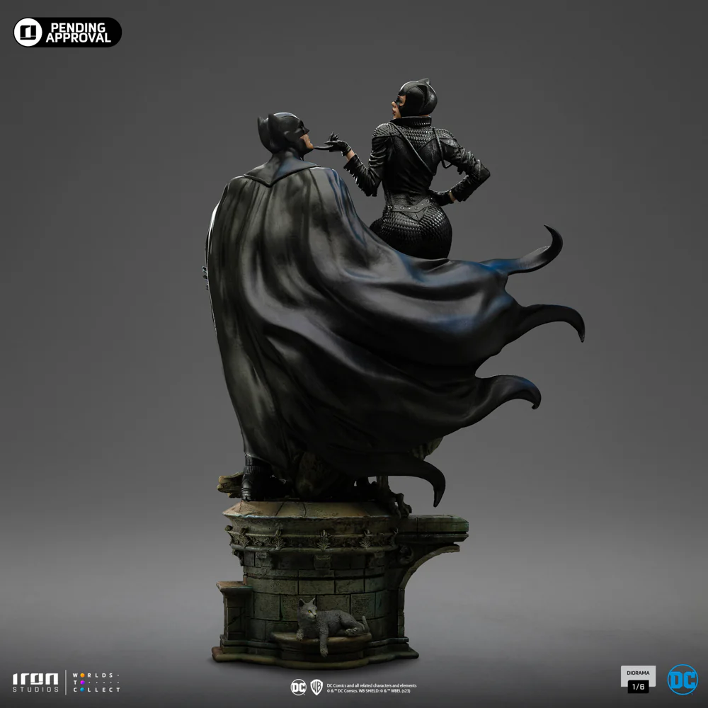 Statue Batman and Catwoman  DC Comics Series #9  Diorama 1/6  Iron Studios - Image 6