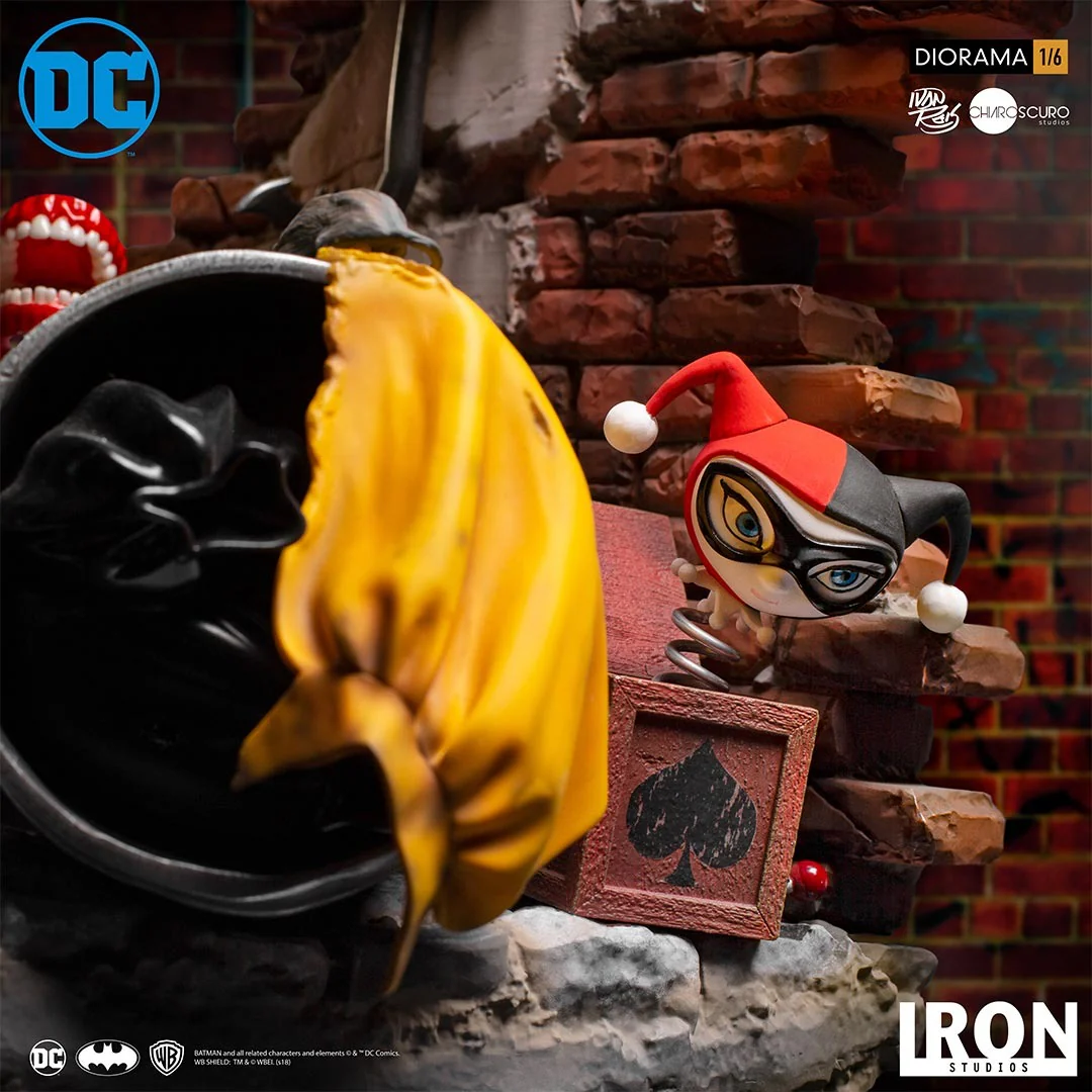 Statue Batman Vs Joker - Dc Comics By Ivan Reis - Battle Diorama 1/6 - Iron Studios - Image 3