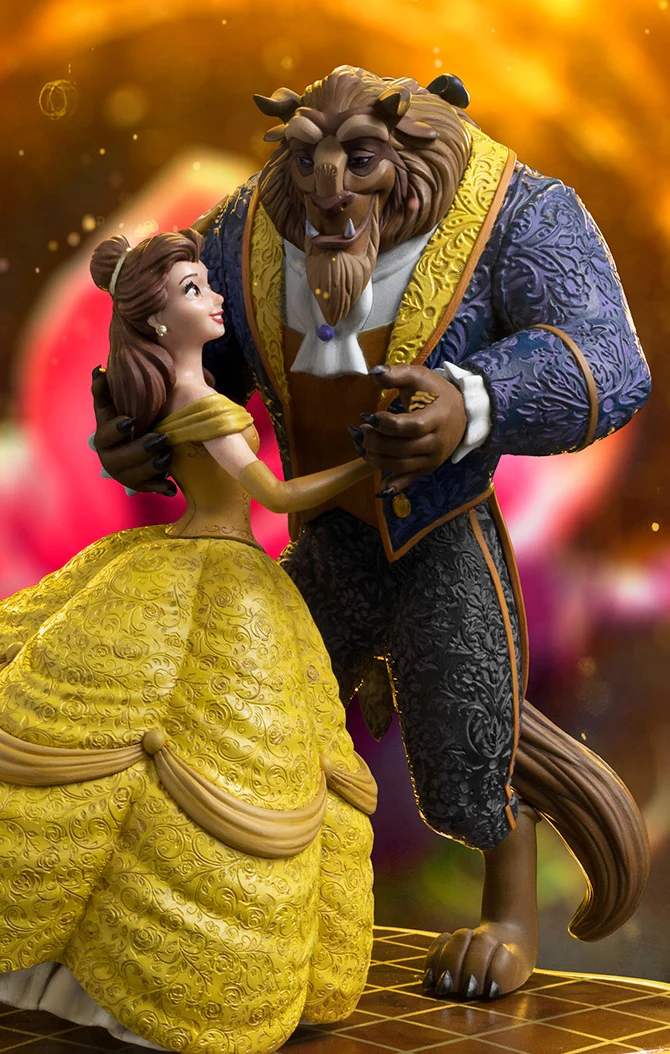Beauty and The Beast 100 Years Version Disney 100th Beauty and The Beast Art Scale 1/10 Iron Studios - Image 2