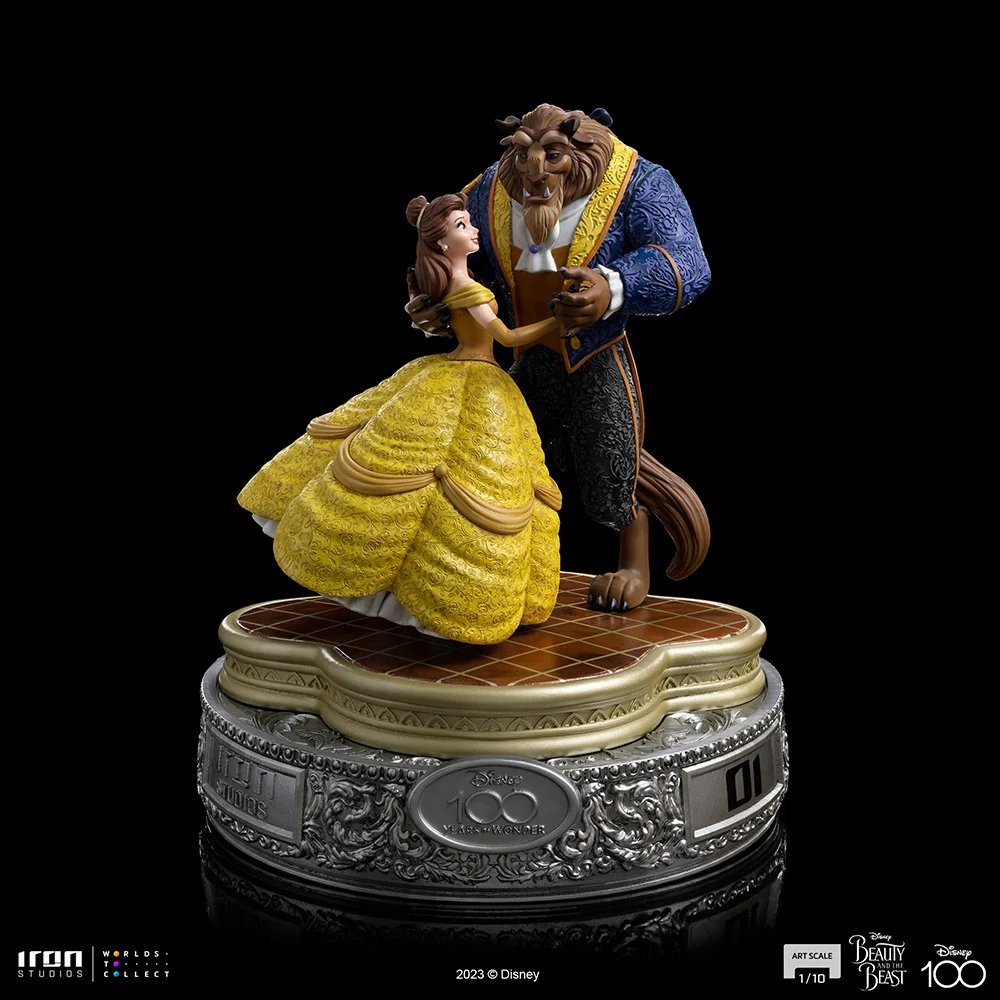 Beauty and The Beast 100 Years Version Disney 100th Beauty and The Beast Art Scale 1/10 Iron Studios - Image 3